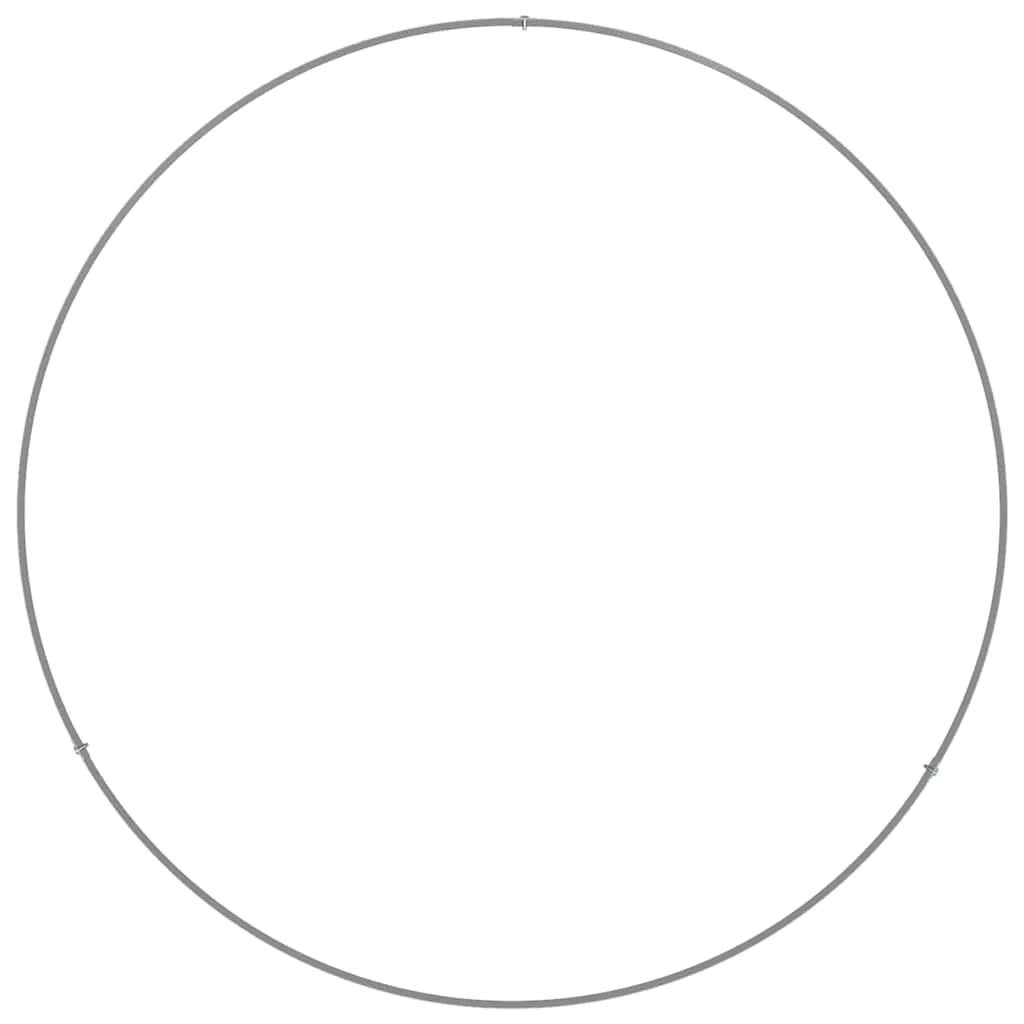 Havekrukker 5 pcs Sølv 80 x 80 x 20 cm Rustfrit stål