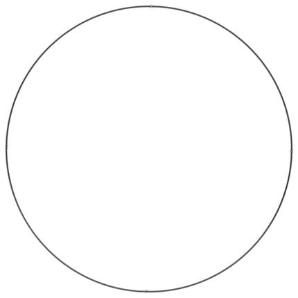 Plante ring 5 stk. Sort 120 x 120 x 20 cm Koldvalset stål