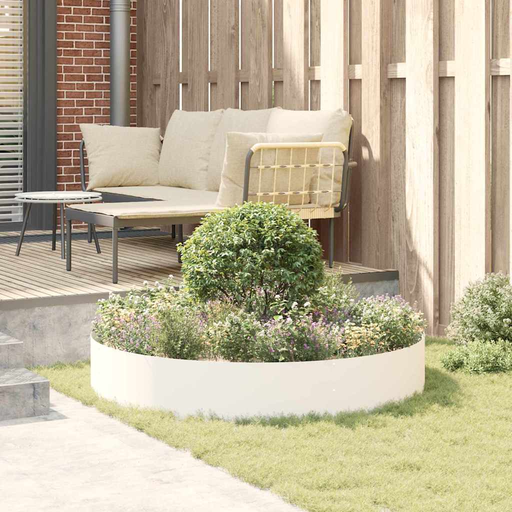 Have Blomsterkrukke 5 pcs Hvid 120 x 120 x 20 cm