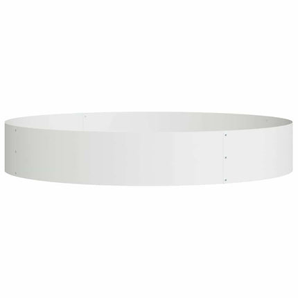 Plante ring 5 stk. Hvid 120 x 120 x 20 cm Koldvalset stål