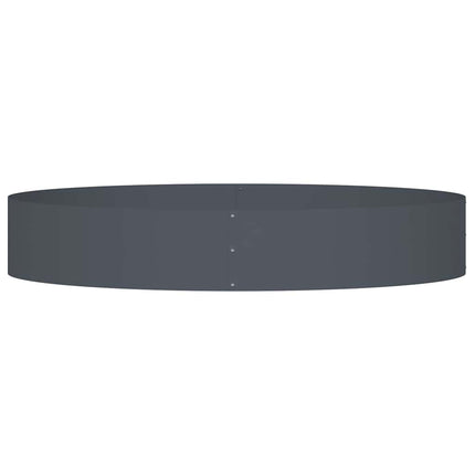 Plante ring Antracit 120 x 120 x 20 cm Koldvalset stål