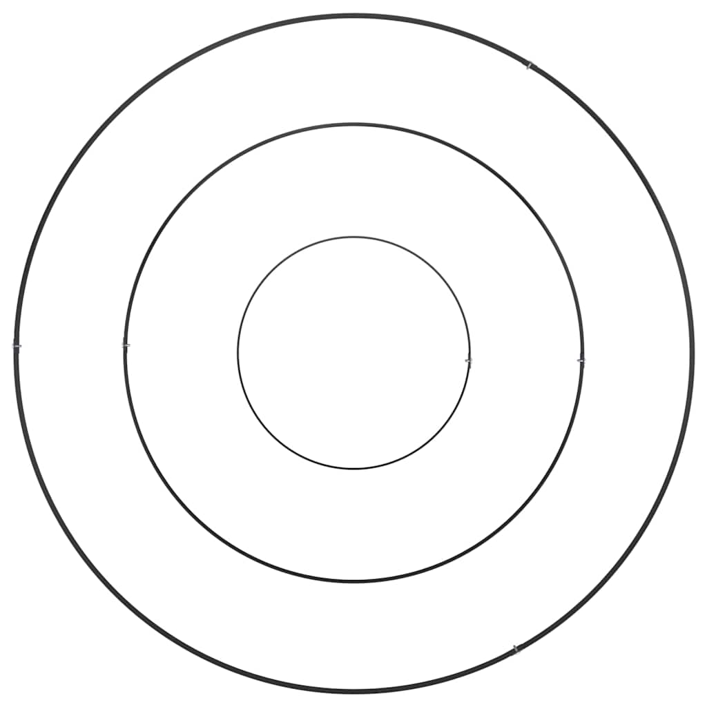 Have Blomsterkrukke Sort 90 x 90 x 20 cm Koldvalset stål