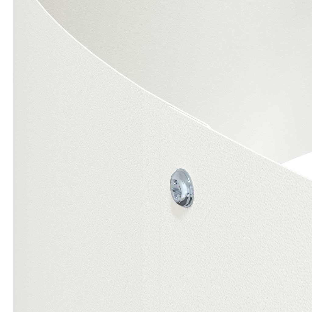 Have Blomsterkrukke Hvid 90 x 90 x 20 cm Koldvalset stål