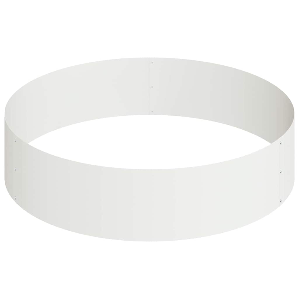 Have Blomsterkrukke Hvid 90 x 90 x 20 cm Koldvalset stål