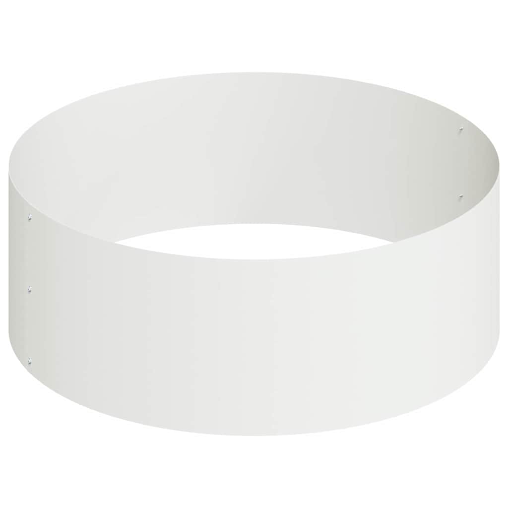 Have Blomsterkrukke Hvid 90 x 90 x 20 cm Koldvalset stål