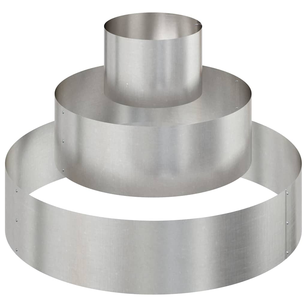 Have Blomsterkrukke Sølv 90 x 90 x 20 cm Rustfrit stål