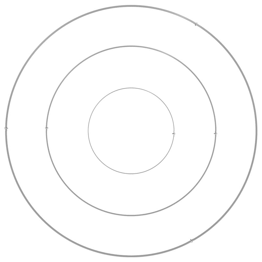 Have Blomsterkrukke Sølv 90 x 90 x 20 cm Rustfrit stål