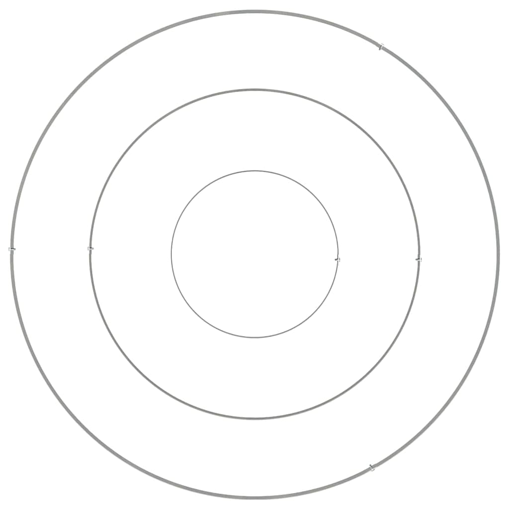 Have Blomsterkrukke Sølv 90 x 90 x 20 cm Galvaniseret stål