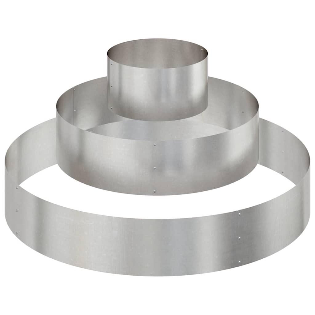 Have Blomsterkrukke Sølv 120 x 120 x 20 cm Rustfrit stål