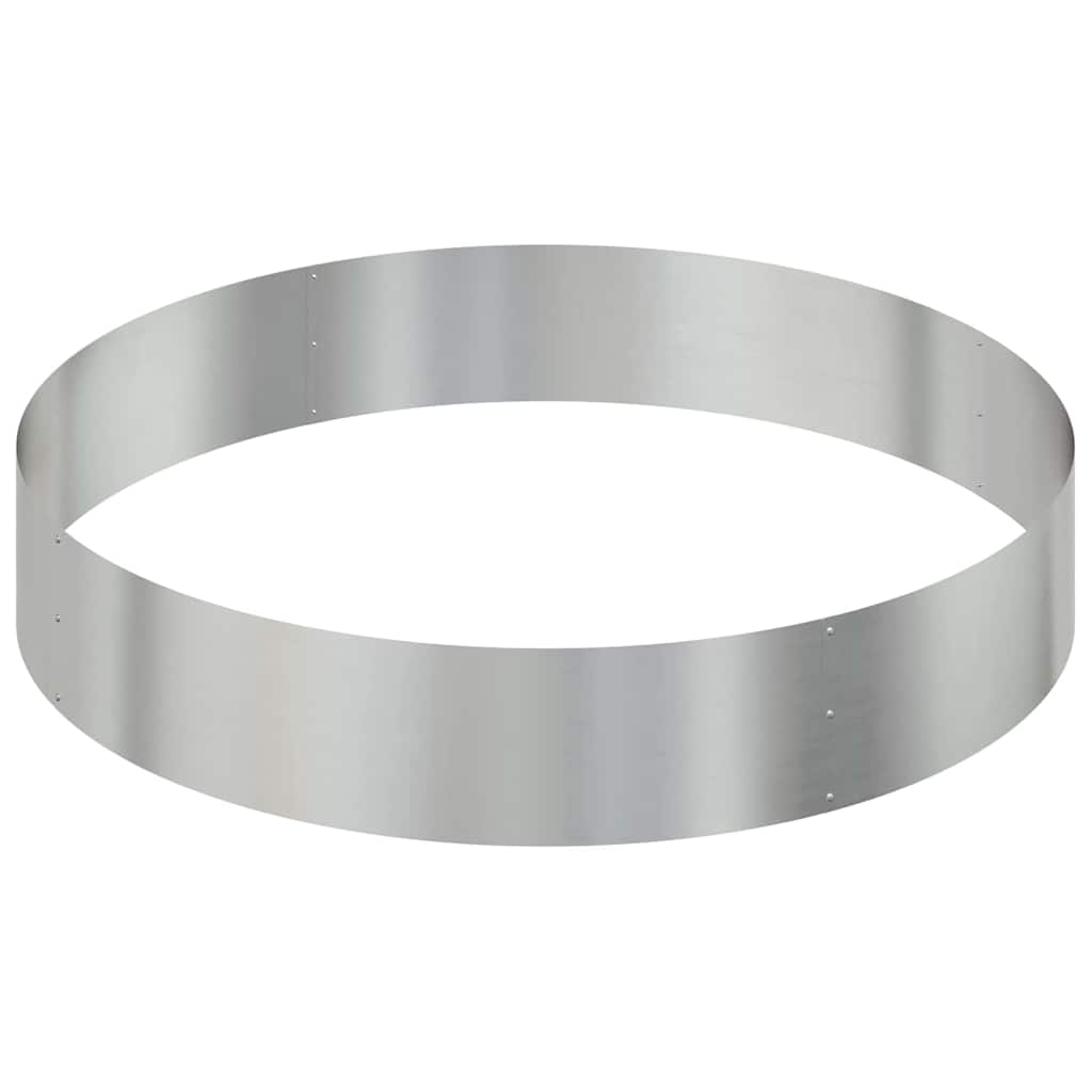 Have Blomsterkrukke Sølv 120 x 120 x 20 cm Galvaniseret stål