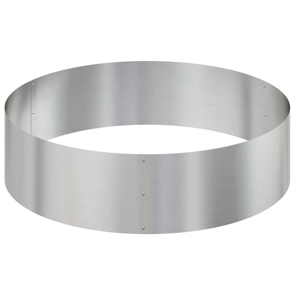 Have Blomsterkrukke Sølv 120 x 120 x 20 cm Galvaniseret stål