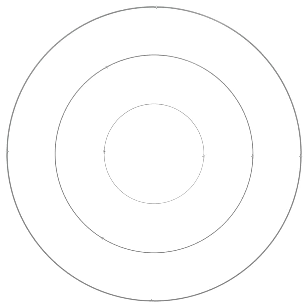 Have Blomsterkrukke Sølv 120 x 120 x 20 cm Galvaniseret stål