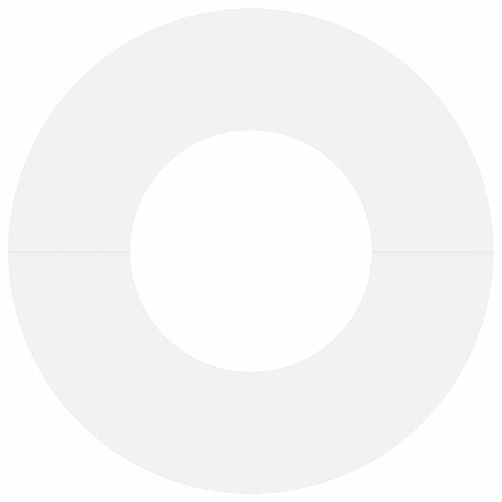 egnet til flade træริงe 5 pcs Hvid Ø30 / 60 cm Stål