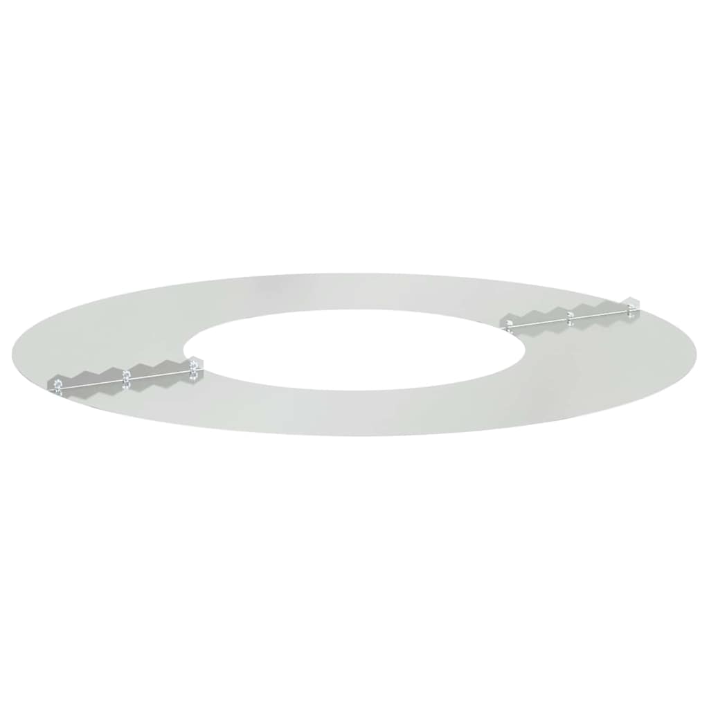 egnet til flad træring Sølv Ø30 / 60 cm Galvaniseret stål