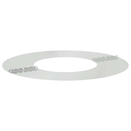 egnet til flad træring Sølv Ø30/60 cm Galvaniseret stål