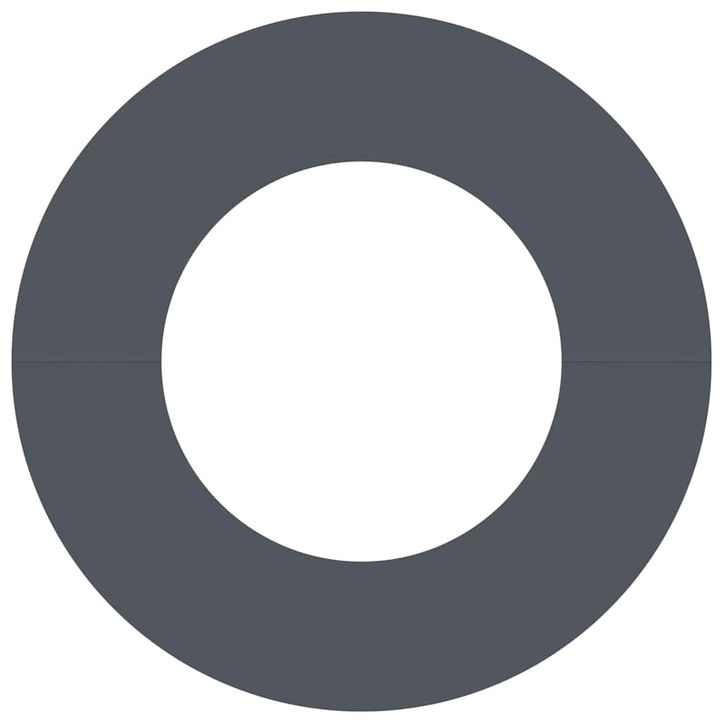 egnet til flad træring Antracit Ø40 / 70 cm Stål