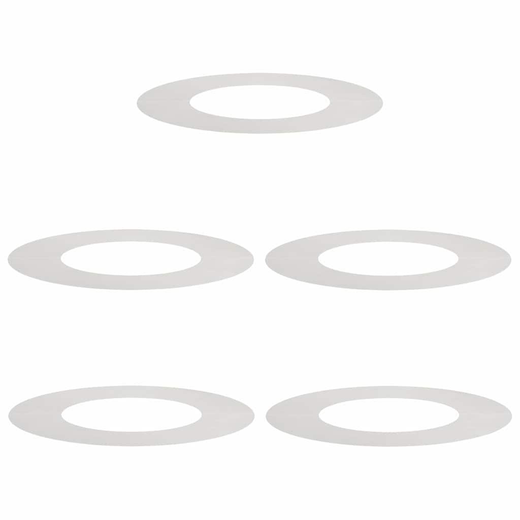 egnet til flade træริงe 5 pcs Sølv Ø40 / 70 cm Rustfrit stål