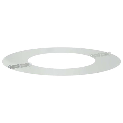 egnet til flade træริงe 5 stk. Sølv Ø40/70 cm Galvaniseret stål