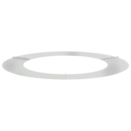 egnet til flade træริงe 5 stk. Sølv Ø60/90 cm Galvaniseret stål
