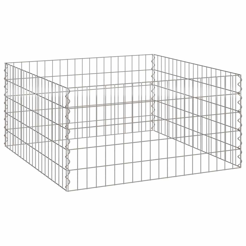 Square Komposter 100 x 100 x 50 cm Jern