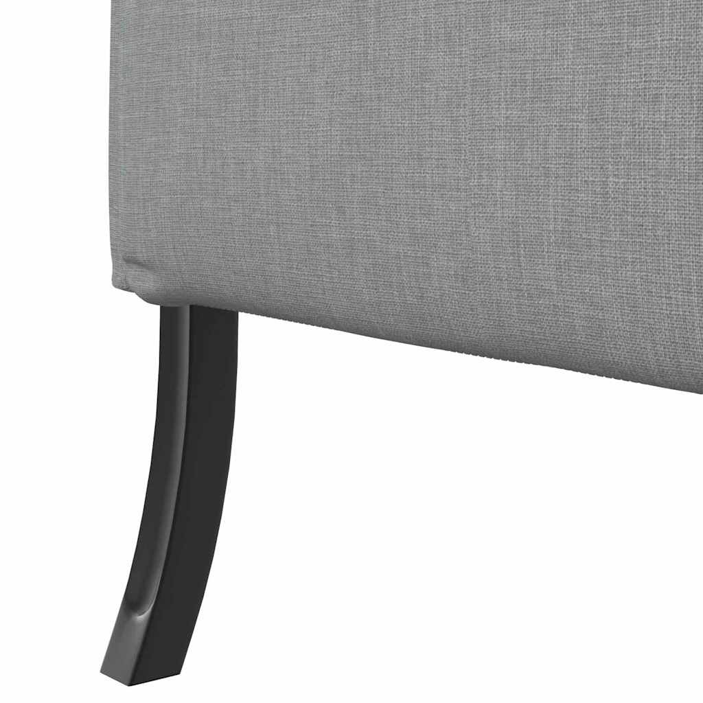 Høj ryg sofa Lysegrå 109 x 56 x 121 cm Stof