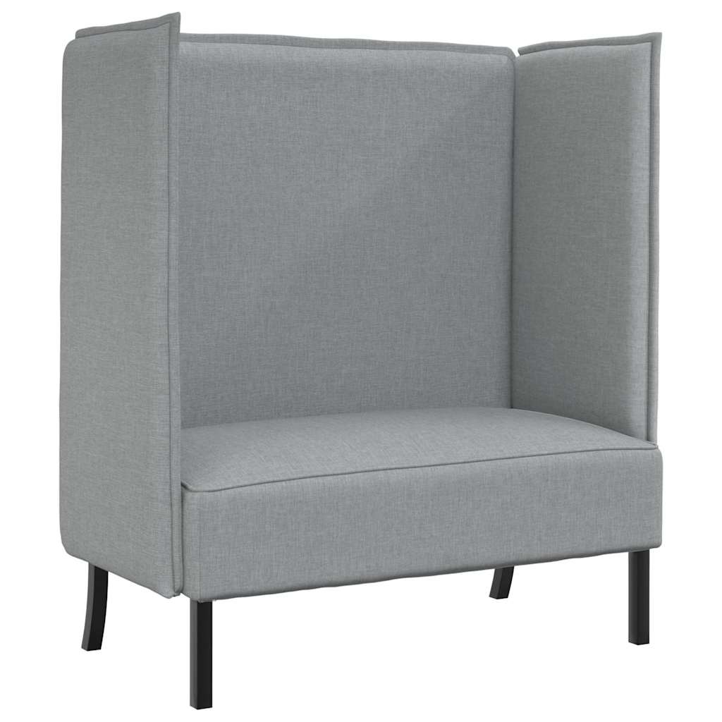 Høj ryg sofa Lysegrå 109 x 56 x 121 cm Stof