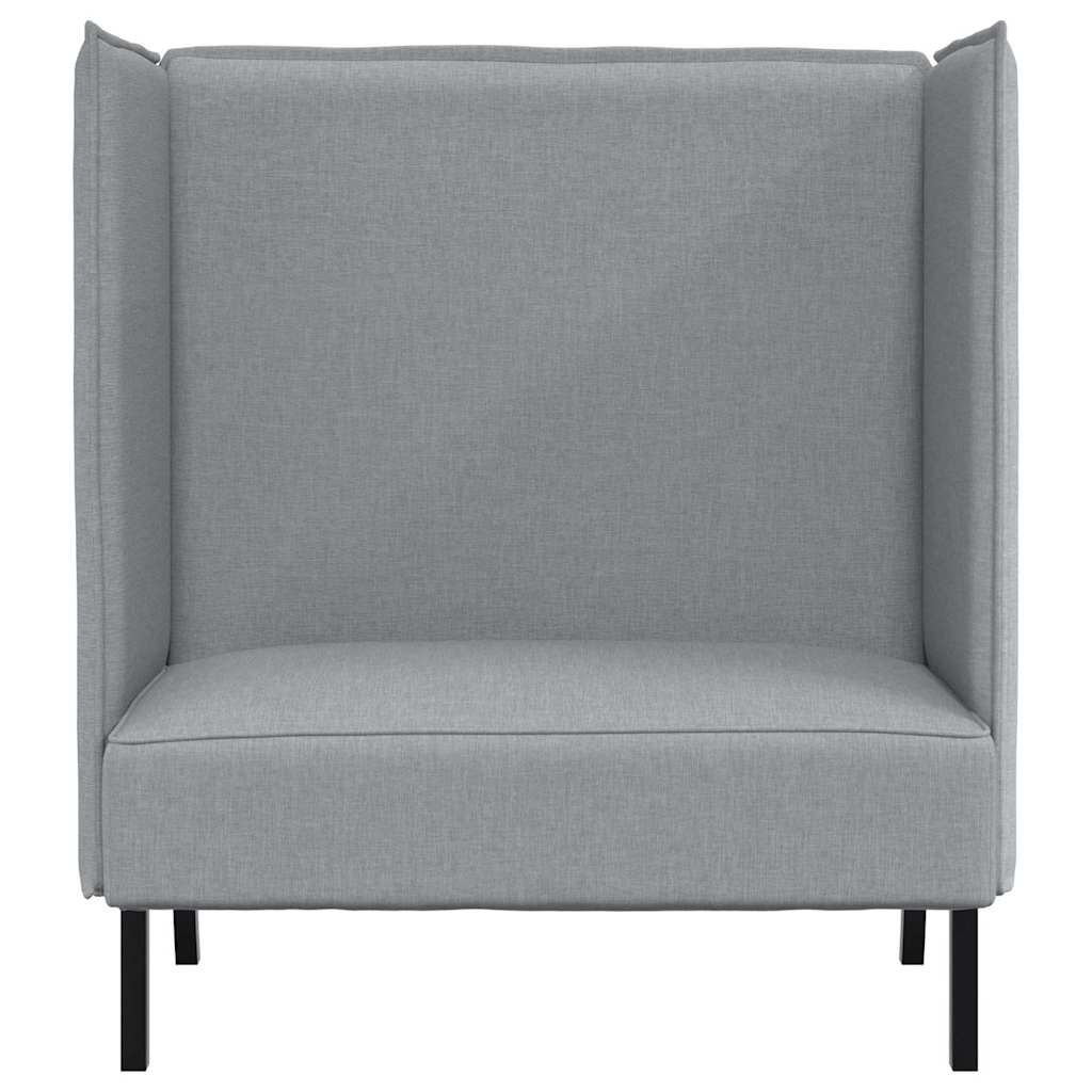 Høj ryg sofa Lysegrå 109 x 56 x 121 cm Stof