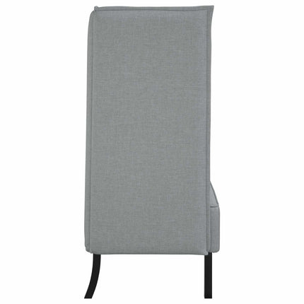 Høj ryg sofa 101cm Lysegrå Stof