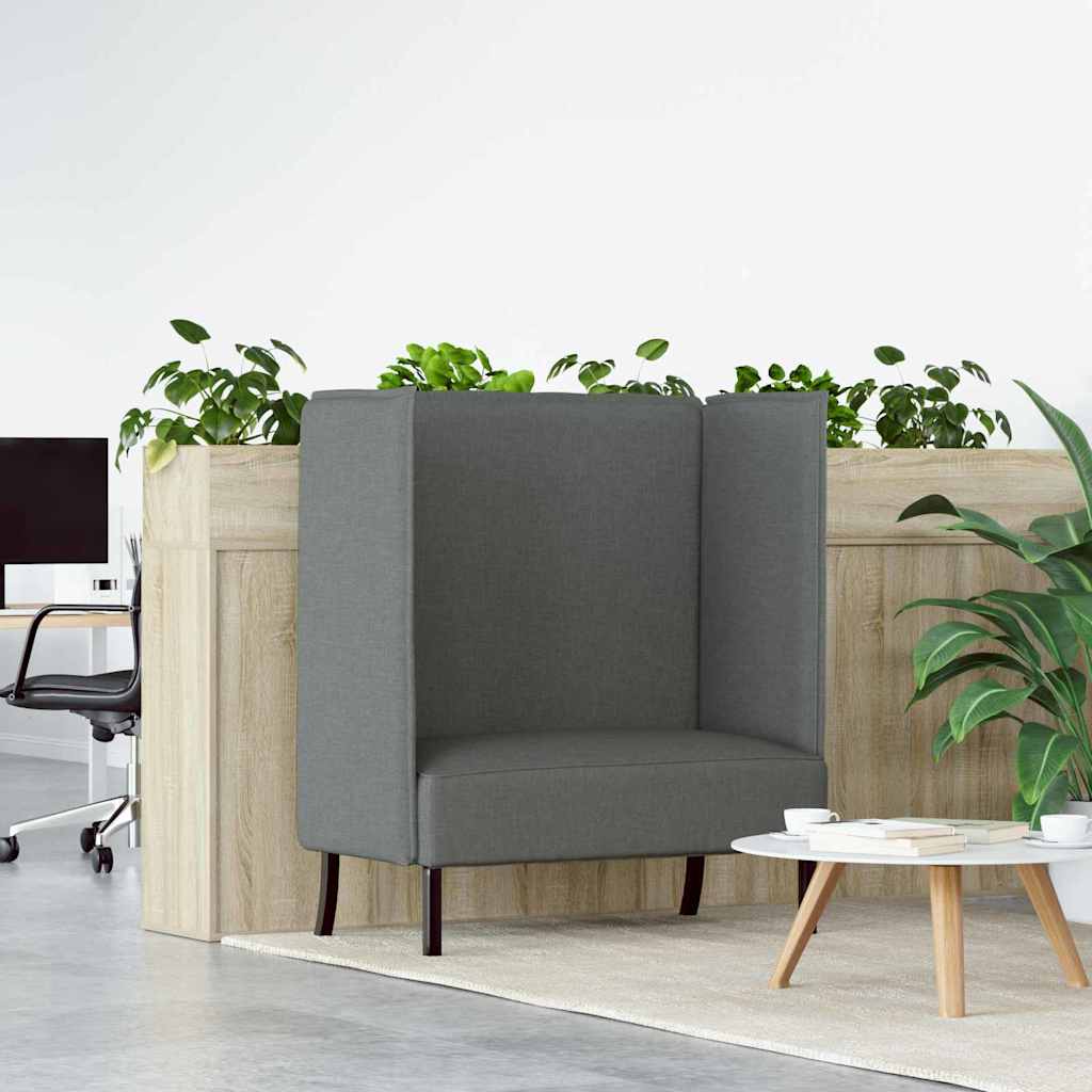 Høj ryg sofa Mørkegrå 109 x 56 x 121 cm Stof