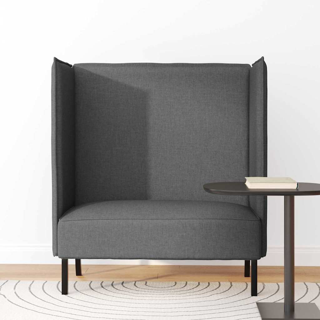 Høj ryg sofa Mørkegrå 109 x 56 x 121 cm Stof