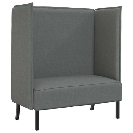 Høj ryg sofa 101cm Mørkegrå Stof