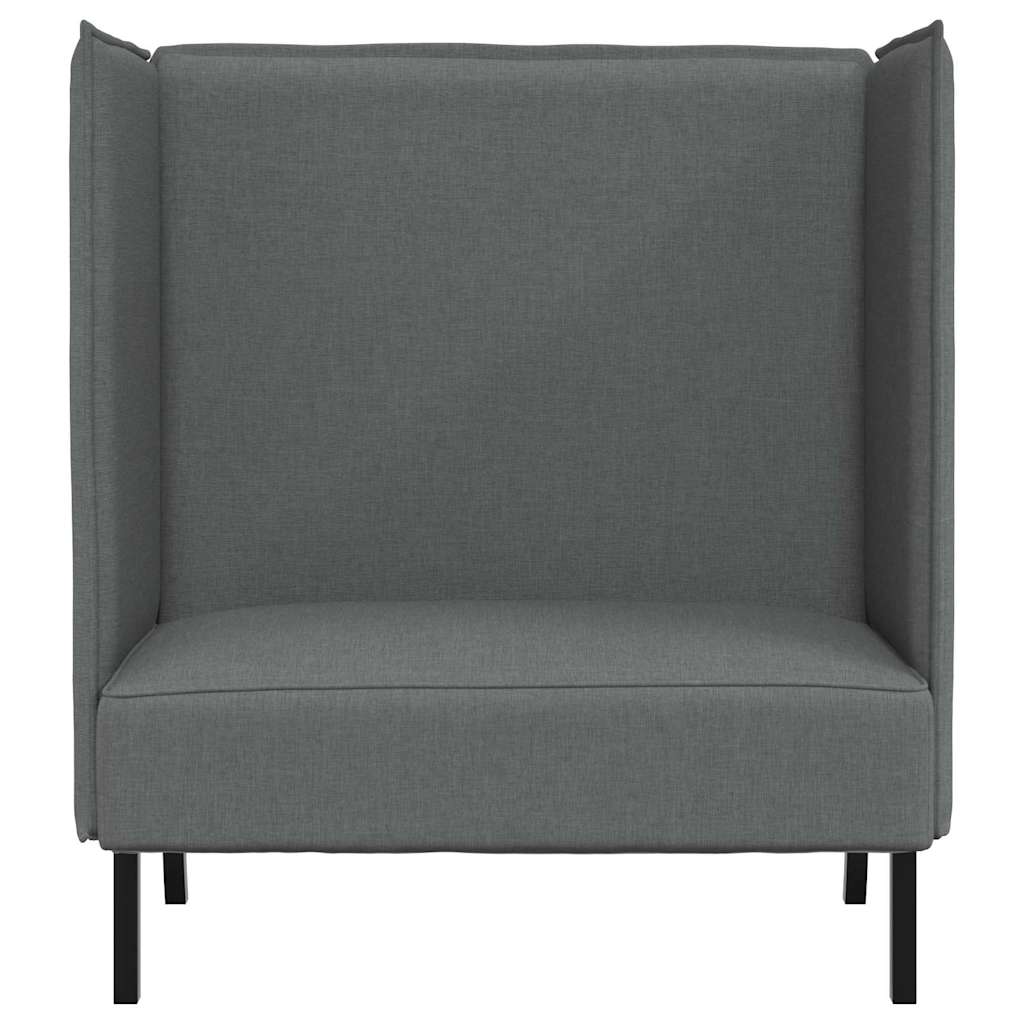 Høj ryg sofa Mørkegrå 109 x 56 x 121 cm Stof
