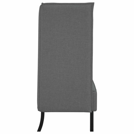 Høj ryg sofa 101cm Mørkegrå Stof