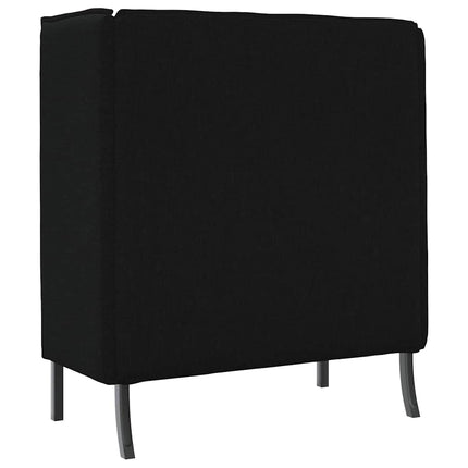 Høj ryg sofa 101cm Sort Stof