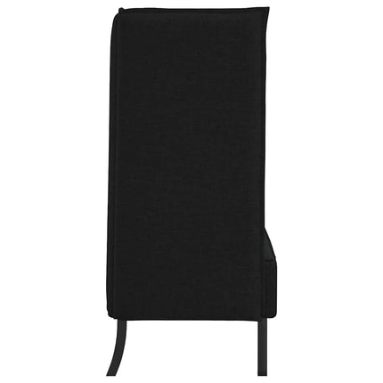 Høj ryg sofa 101cm Sort Stof