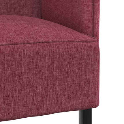 Høj ryg sofa 101cm Vinrød Stof