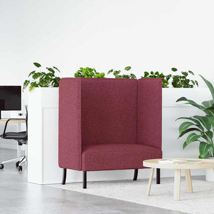 Høj ryg sofa 101cm Vinrød Stof