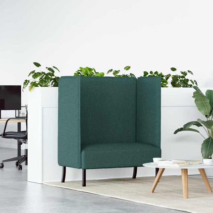 Høj ryg sofa 101cm Mørkegrøn Stof