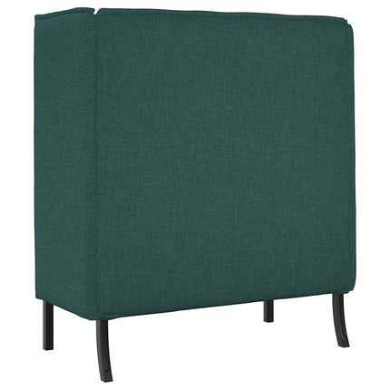 Høj ryg sofa 101cm Mørkegrøn Stof