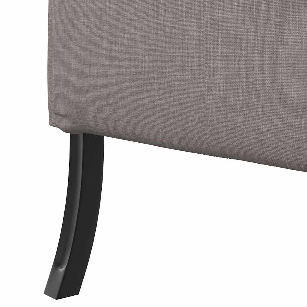 Høj ryg sofa Gråbrun 109 x 56 x 121 cm Stof