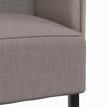 Høj ryg sofa 101cm Gråbrun Stof