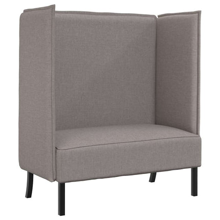 Høj ryg sofa 101cm Gråbrun Stof