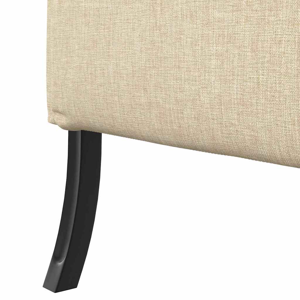 Høj ryg sofa Creme 109 x 56 x 121 cm Stof
