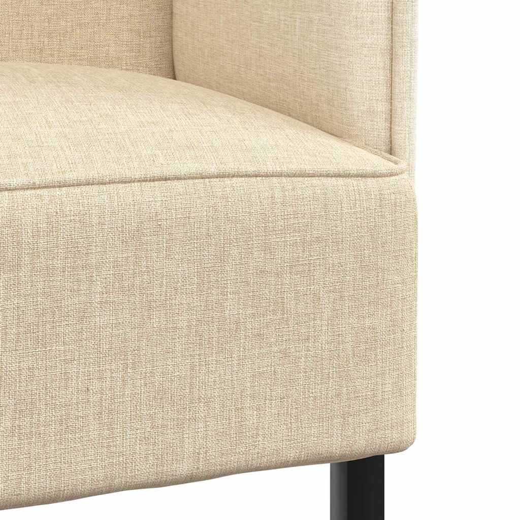 Høj ryg sofa Creme 109 x 56 x 121 cm Stof
