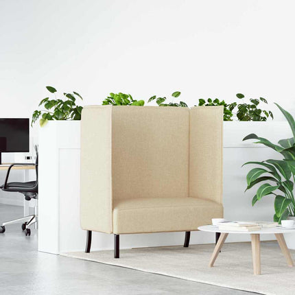 Høj ryg sofa 101cm Creme Stof