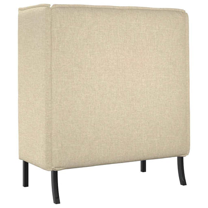 Høj ryg sofa 101cm Creme Stof