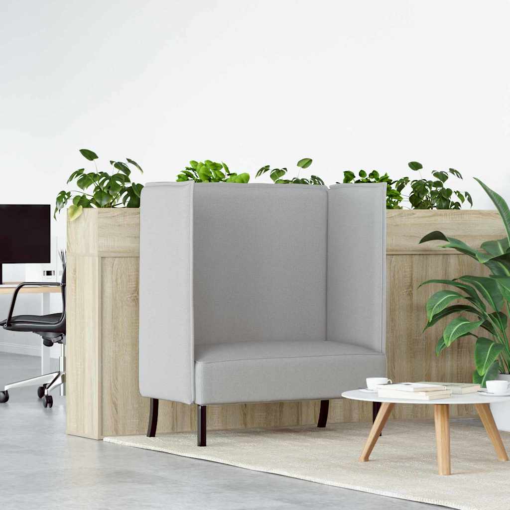 Høj ryg sofa Sky grey 109 x 56 x 121 cm Stof