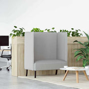 Høj ryg sofa Sky grey 109 x 56 x 121 cm Stof