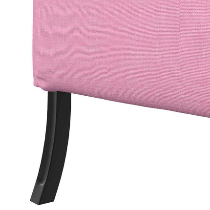 Høj ryg sofa 101cm Lyserød Stof