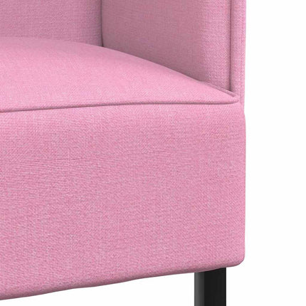 Høj ryg sofa 101cm Lyserød Stof
